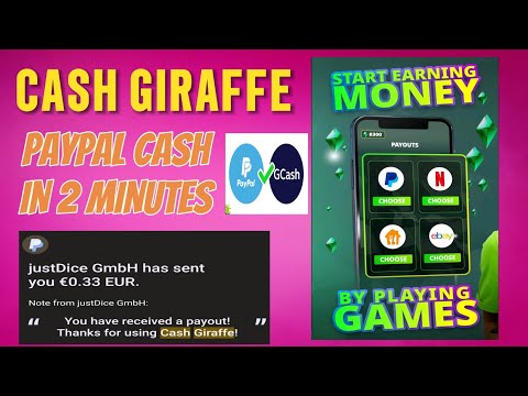 FREE PAYPAL CASH in 2 MINUTES ₱393.85 (PAYPAL-GCASH) -CASH GIRAFFE (W/Payment Proof)