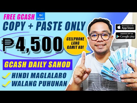 GCASH EASY COPY PASTE | PAYOUT DAILY! P4,500 | NO PUHUNAN NO GAME 100% PROMISE LEGIT CELLPHONE GAMIT