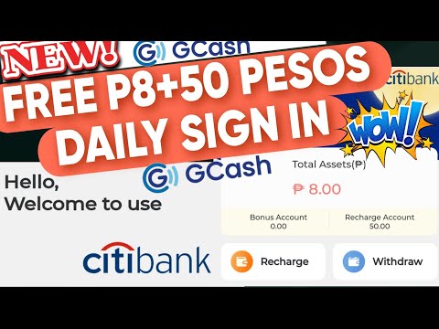 GET FREE P8+50 PESOS DAILY SIGN IN CITYBANK | NEW EARNING WEBSITE & LATEST EARNING MONEY ONLINE