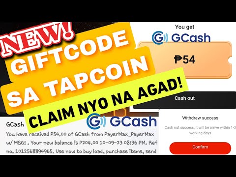 NEW FREE GIFTCODE TAPCOIN CLAIM NYO NA AGAD MGA LODS LIBRE P50 PESOS GCASH YAN PAUNAHANAN NLANG!