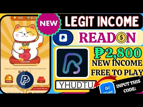 NEW LEGIT APP:₱2,800 INCOME | ReadON APP[FREE TO PLAY] NO INVESTMENT| #makemoneyonline#earnmoney