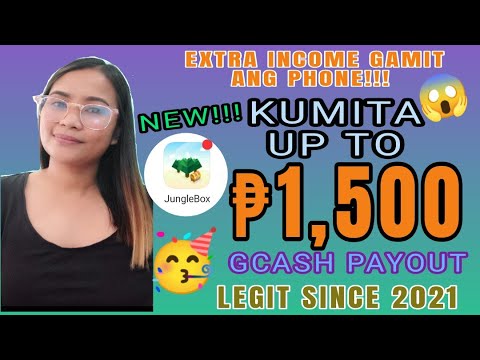 PAANO KUMITA SA GCASH UP TO ₱1,500 PESOS SA JUNGLE BOX APP|COLLECT LANG NG LEAVEA😱😱😱FREE TO EARN APP