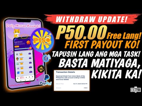 PAYOUT RECEIVED P50 GCASH | PISO EARN WITHDRAW UPDATE | PAANO BA KUMITA DITO? | LEGIT EARNING APP