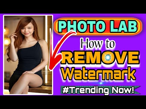 Photolab how to remove watermark for free/Photo lab trending today/step by step tutorial