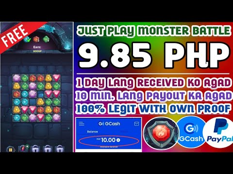 PINAKA LEGIT APP! I RECEIVED FREE ₱9.85 BY PLAYING MONSTER BATTLE, NO NEED INVITE! DIRECT GCASH