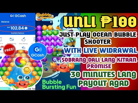 PINAKA LEGIT APP: INSTANT PAYOUT! FREE ₱100 JUST PLAY OCEAN BUBBLE SHOOTER! WITH LIVE PAYOUT