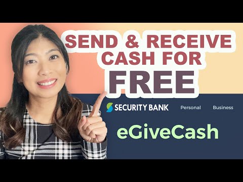 Send & Receive Cash for FREE | Security Bank eGiveCash