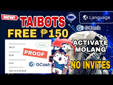 TAIBOTS: FREE EARNING APP BAGONG LABAS PWEDE KA KUMITA NG ₱150 WALANG PUHUNAN DIRECT SA GCASH