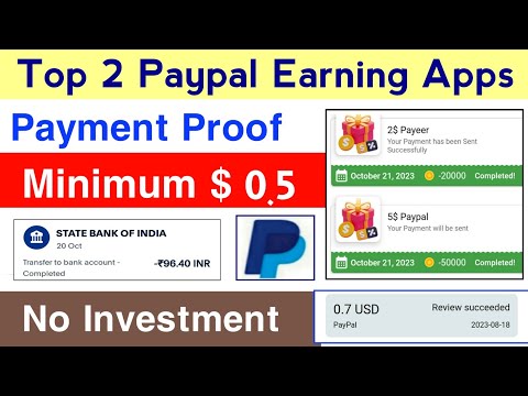 Top 2 Paypal Earning Apps today | Paypal Earning Apps Today 2023 | Paypal Earning Apps 2023 Today