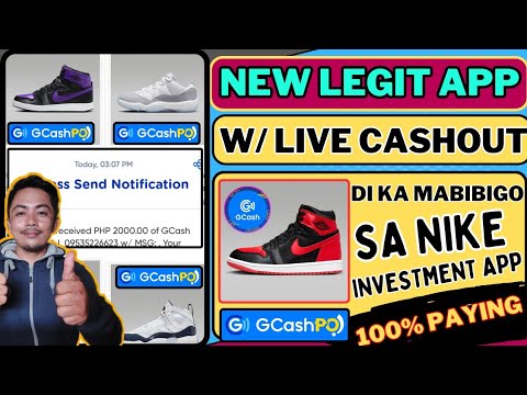 1ST CASHOUT GCASH:₱2000 FROM NIKE PLATFORM| PUMILI NG SHOES PARA MAGKAPERA | LIVE PAYOUT#earnmoney