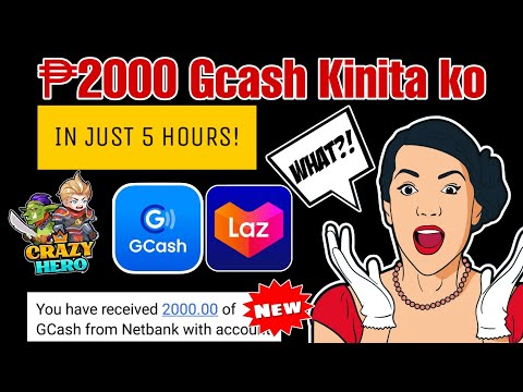 Claim Free ₱400 Welcome Bonus+Earn ₱2000 Gcash In Just 5 Hours of Playing •Honest Review• Crazy Hero