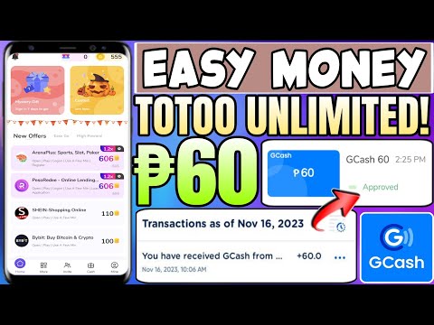 EASY MONEY : FREE ₱60 PESOS | SUPER LEGIT PAYING APP | UNLIMITED GCASH APP |DIRECT GCASH DOWNLOD NOW