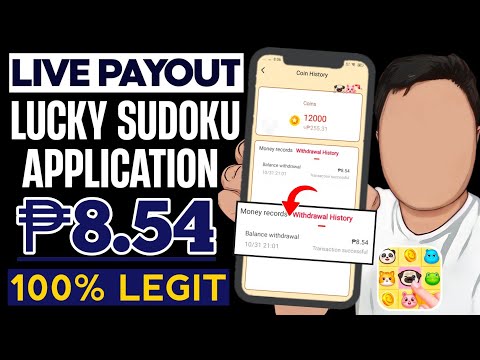 FREE LEGIT APP: FREE ₱8 – ₱200 GCASH AT LAZADA | LUCKY SUDOKU APP LIVE PAYOUT | LEGIT PAYING APP!