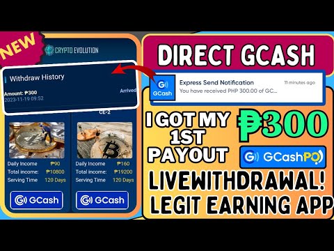 GCASH PAID: ₱300 MY 1ST PAYOUT(CRYPTO EVOLUTION) NEW LEGIT PAYING APP#makemoneyonline#investment