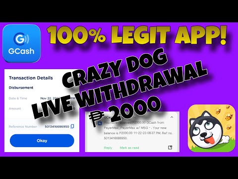 LIVE PAYOUT! LEGIT ANG FREE ₱2000 GCASH NI CRAZY DOG PANGATLONG BESES KONA! TIPS ON HOW TO WITHDRAW