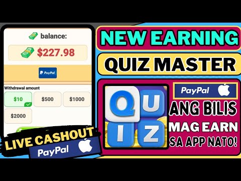 NEW EARNING: FREE ₱56 DIRECT PAYPAL| QUIZMASTER APP REVIEW | LIVE CASHOUT[LEGI T OR FAKE]#earnmoney