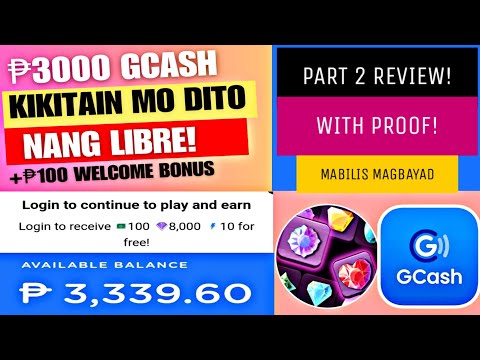 SECONDS Received agad ang PERA•Earn Free ₱3000 Gcash + ₱100 Welcome Bonus • Gem Master Payment Proof