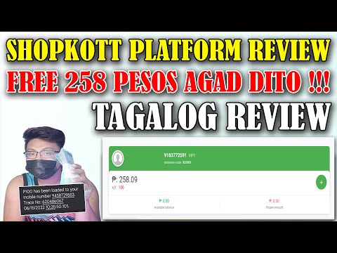 SHOPKOTT REVIEW 2023! FREE 257 PESOS AGAD DITO SA PAG TAP LANG! LEGIT EARNING APPS! TAGALOG REVIEW