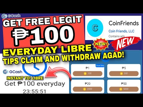 TOP 1 FREE EARNING APP FOR STUDENTS – LIBRENG ₱100 GCASH AGAD! COINFRIENDS CLAIM AND PAYOUT EVERYDAY