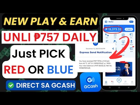 EARN FREE ₱757 GCASH DAILY | SOBRANG EASY (Just PICK COLOR) – HIGH PAYING APP 2024!