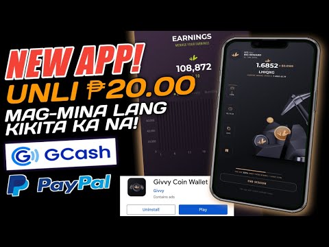 EARN UNLI P20 GCASH: GIVVY COIN WALLET | Mag-mimina ka lang kikita ka na! | Givvy Free Mining App