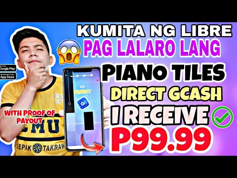 GCASH P99.99 GCASH PER DAY! JUST PLAY PIANO TILES ! NO NEED INVITES 101% LEGIT 2024 🤑