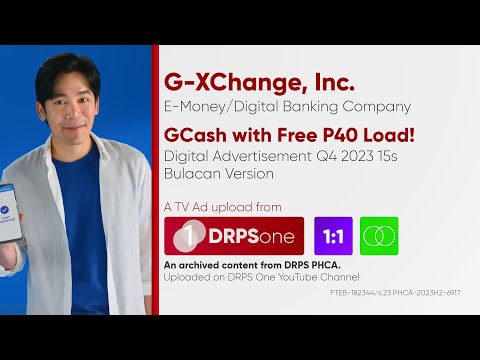 GCash with Free P40 First Load Offer in Bulacan Digital Ad Q4 2023 15s (Philippines) [1:1/ST]