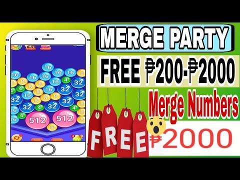 GET A CHANCE TO EARN FREE ₱200-₱2000 GCASH(MERGE PARTY)APP REVIEW..TAP2 LANG NG NUMBERS TO EARN💵