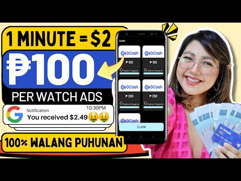 GET PAID FREE ₱100 GCASH EVERY MIN 🤑 JUST WATCH GOOGLE ADS | WITH OWN PROOF