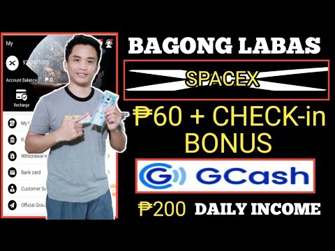 MAY FREE ₱60 + ₱5 DAILY CHECK-in• ₱1,250 GCASH DAILY INCOME•40% REFERRAL BONUS• SPACEX HONEST REVIEW