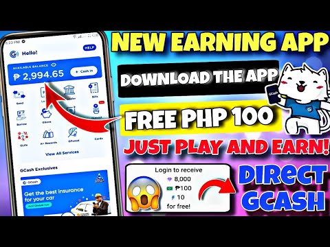 NEW EARNING APP FREE ₱100 PAGKA DOWNLOAD MO LANG NG APP DIRECT GCASH 100% FREE!