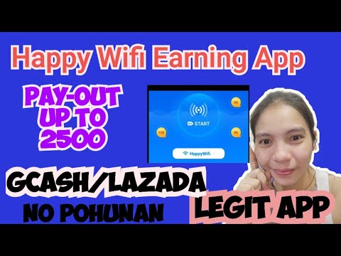 PAYOUT LIBRENG LOAD SA HAPPY WIFI USING GCASH PAYPAL LAZADA | WALANG PUHUNAN