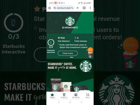 STARBUCK EARNING APP | FREE 20 + 8 PESOS ARAW ARAW! (100 FREE GCASH)