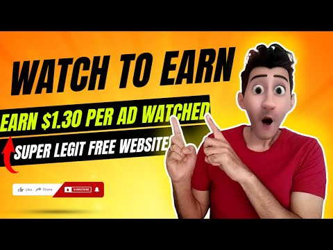 $1.50 Per Video Watched! Earn Money Online In 2024!