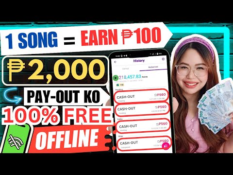 1 SONG = ₱100 FREE GCASH | WALANG LARO | ₱2,000 KINITA KO SA APP | EARN WHILE LISTENING TO MUSIC🎵