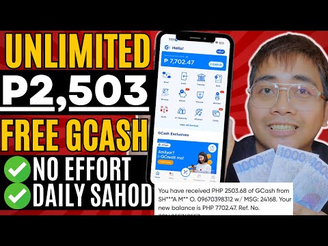 2500 FREE GCASH KUMITA AKO FREE GCASH SURE WITHDRAWAL PER DAY! BABAYARAN KA NG 2500 PESOS FREE GCASH