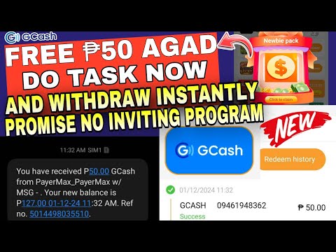 BAGONG APP 2024! FREE ₱50 GCASH AGAD! TRY IT NOW AND DO TASK THEN WITHDRAW INSTANTLY NO INVITES!