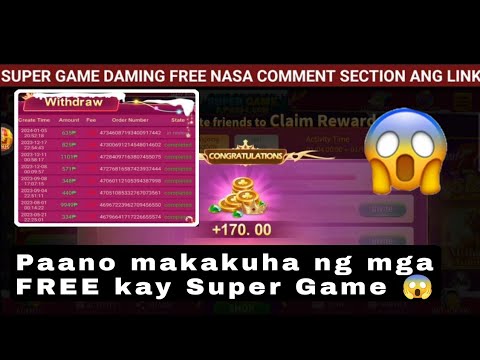 Daming FREE sa Game nato Paano kumita ng di maglalabas kay Super Game Full Review