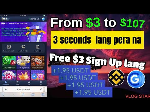 Free $3 sa Pixel Game , 3$ ko naging $107 grabe * direct binance to Gcash