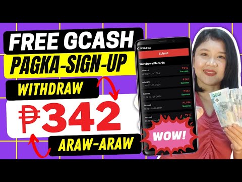 FREE ₱342! PAGKA SIGN-UP PALANG FREE GCASH AGAD! WITHDRAW DIRECT GCASH | NEW LEGIT PAYING APP 2024