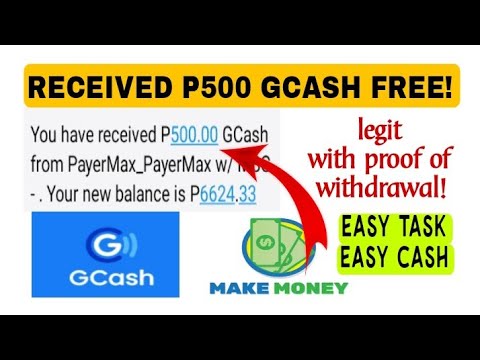 LEGIT RECEIVED FREE P500 GCASH! EARN MONEY 2024.