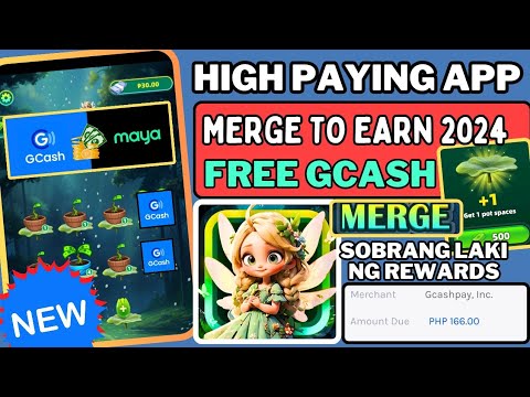 NEW PAYING APP 2024: MERGE TO EARN(FREE GCASH&MAYA)FREE ₱50,000 KAPALIT NG 166 PESOS?LEGIT KAYA..?