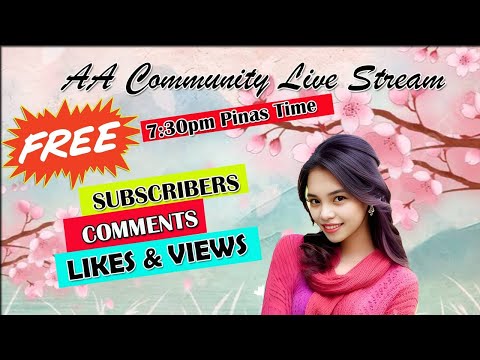 Simulan Natin Promote Channel Mo Ngayong 2024 For Free ! JOIN Us AA Community LS! 011124