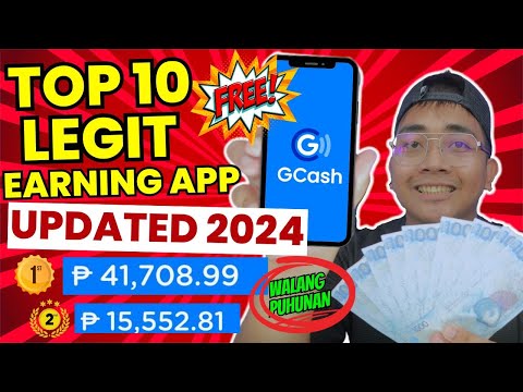 TOP 10 LEGIT AND HIGHEST EARNING APP 2024 | I EARNED P41,700 IN 1 APP WITH OWN PROOF GCASH & PAYPAL