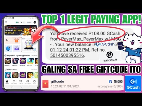 XWORLD APP? FREE GIFTCODE + ₱108 PESOS DIRETSO SA GCASH, STEP BY STEP | VIRAL PAYING APP 2024!