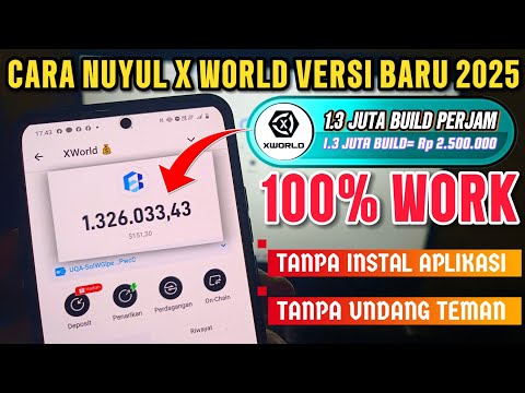 1.3 JUTA BUILD PERJAM! CARA CEPAT NUYUL X WORLD VERSI BARU 2025 – CARA DAPAT UANG DI INTERNET 2025