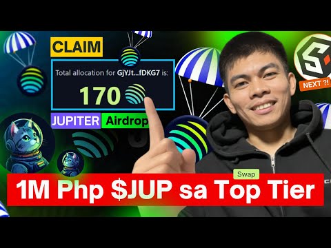 $20K Jupiter Solana Crypto Airdrop – 1M Php ang Natangap ng Swap Top Tier