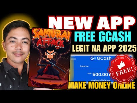 BAGONG GCASH GAME 2025=FREE ₱20 UP TO ₱500 GCASH&LAZADA | SAMURAI ATTACK APP LEGIT#makingmoneyonline