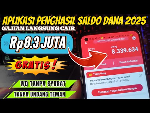 BARU RILIS!! APK PENGHASIL SALDO DANA TERCEPAT 2025 – Aplikasi Penghasil Uang 2025