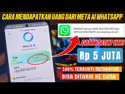 CARA MENDAPATKAN UANG DARI META AI WHATSAPP 2025 – Cara Dapat Uang Dari Internet 2025